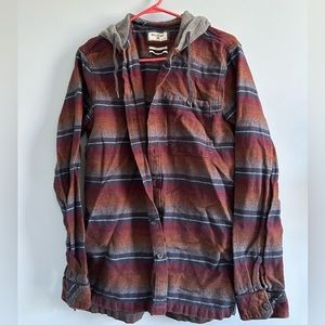 Billabong hooded flannel